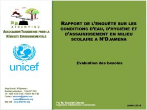 Présentation du Rapport de l’enquête WASH school à N’Djamena